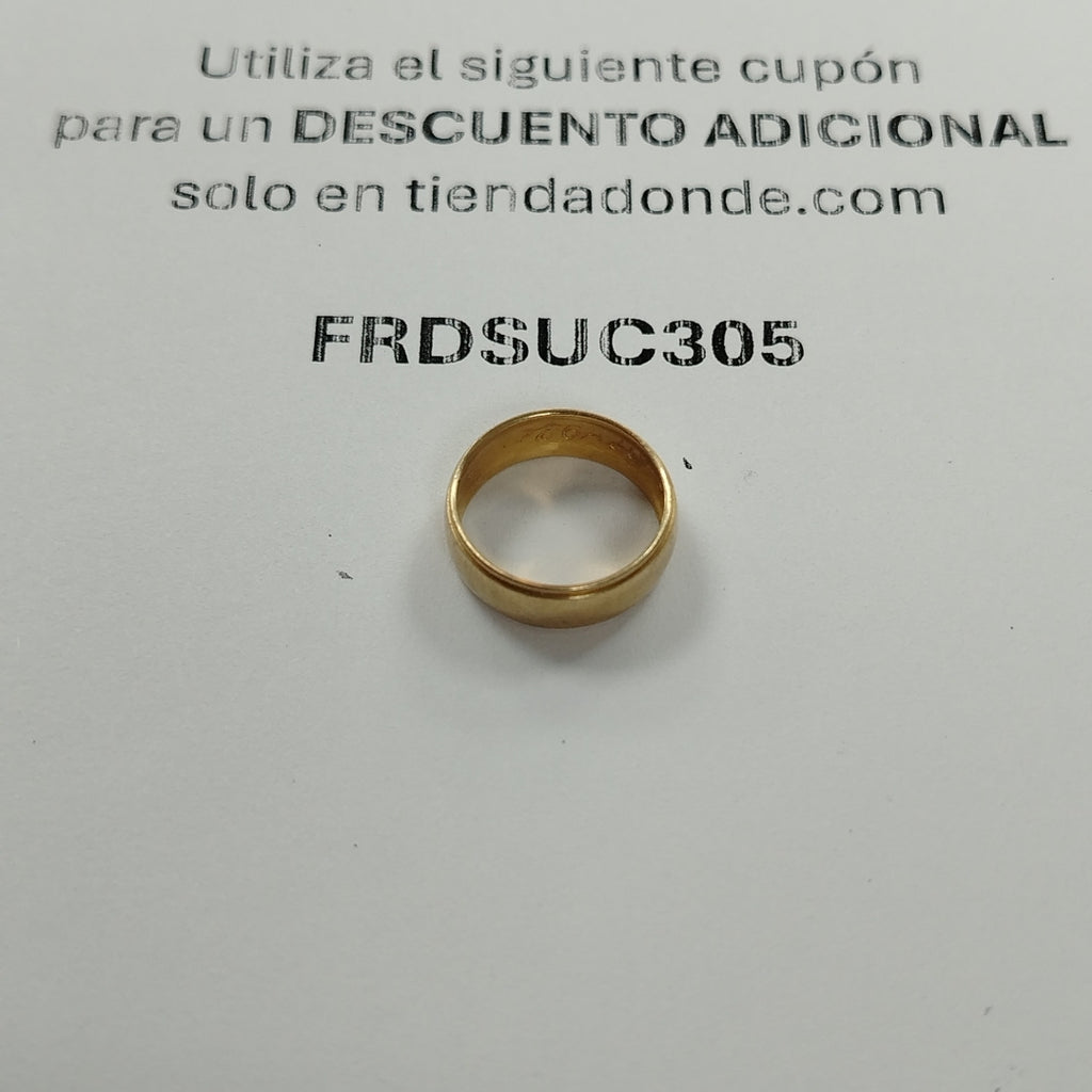 ARGOLLA ORO 14 K 2.6 GRMS (SEMINUEVO)