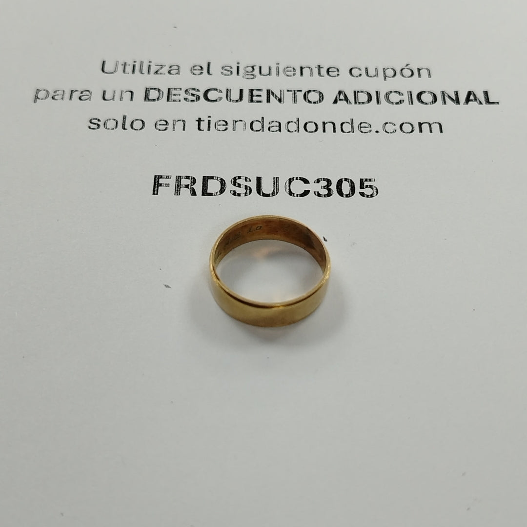 ARGOLLA ORO 14 K 3.4 GRMS (SEMINUEVO)