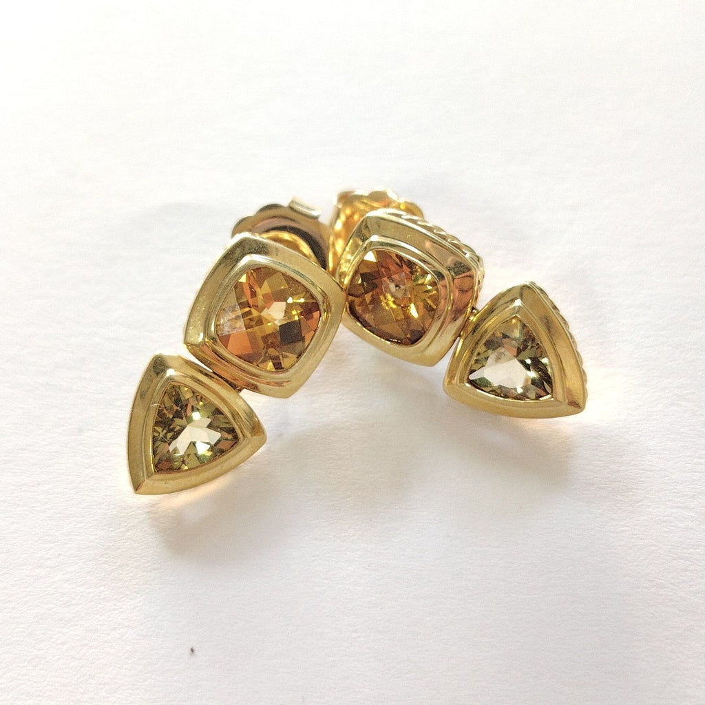 ARETES PAR ORO 18 K 10,30 GRMS (SEMINUEVO)