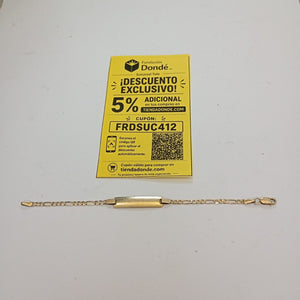ESCLAVA ORO 14 K 2.3 GRMS (SEMINUEVO)