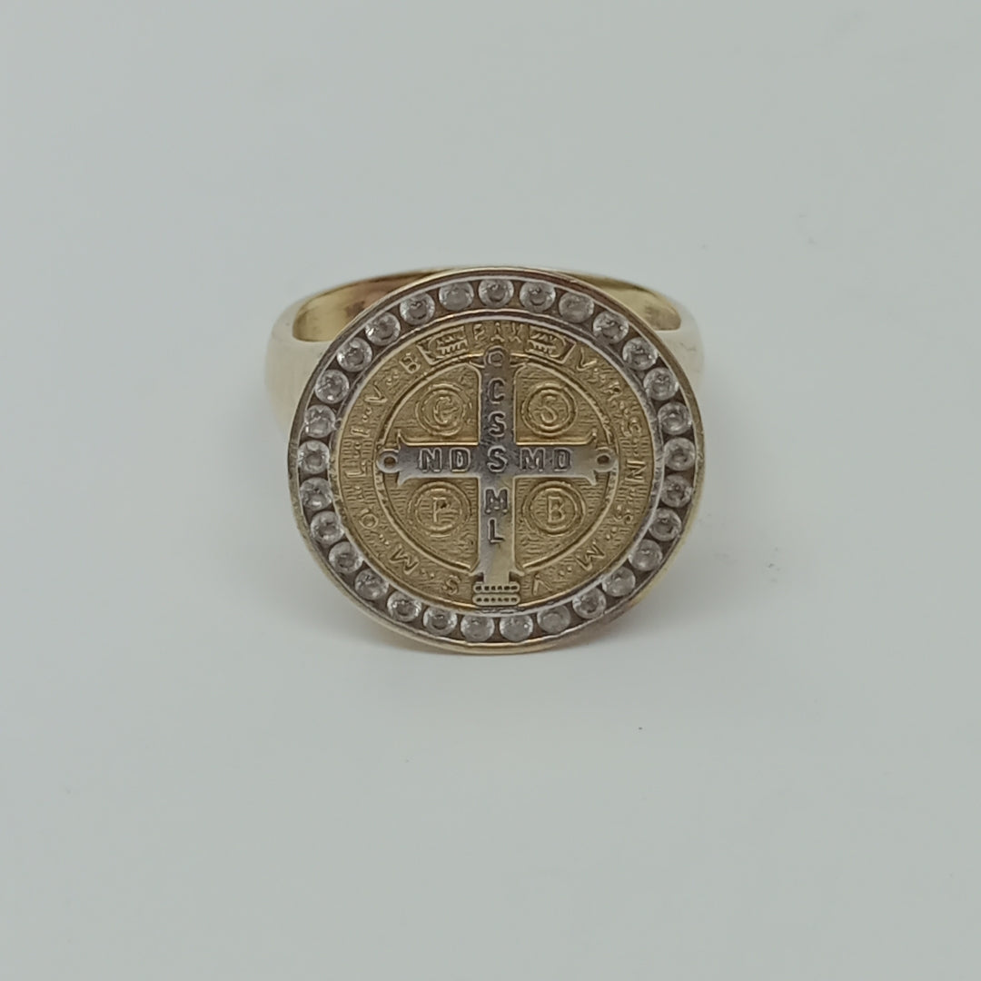 ANILLO ORO 10 K 5,50 GRMS (SEMINUEVO)