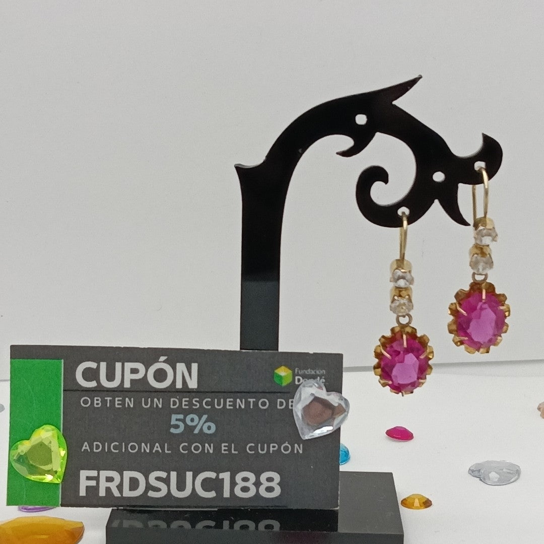 ARETES PAR ORO 10 K 3.3 GRMS (SEMINUEVO)