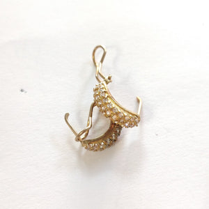 ARETES PAR ORO 10 K 3,50 GRMS (SEMINUEVO)