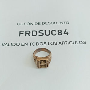 ANILLO DE GRADUACIÓN ORO 8 K 8 GRMS (SEMINUEVO)