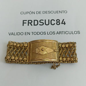 PULSERA RIGIDA ORO 10 K 48.8 GRMS (SEMINUEVO)