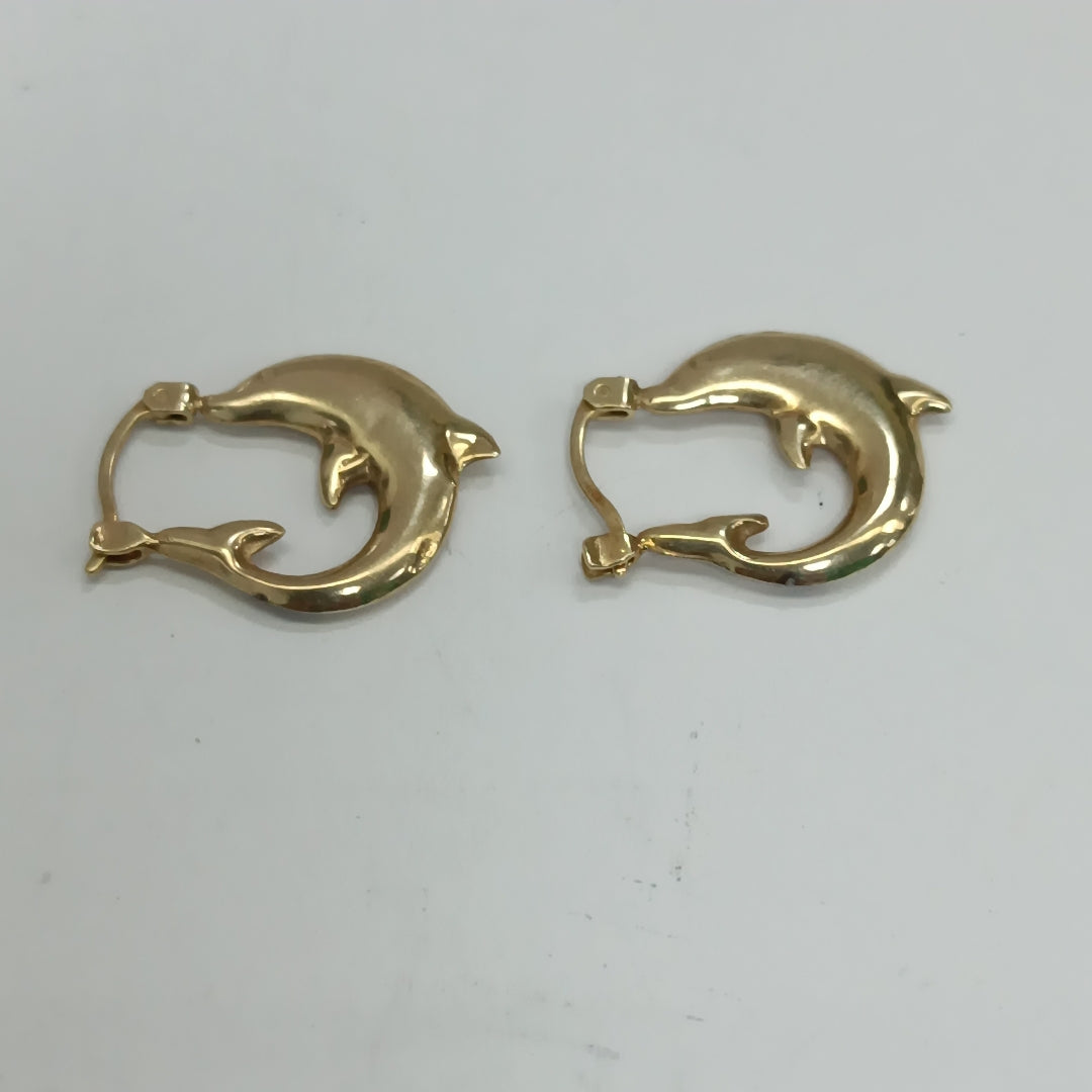 ARRACADAS PAR ORO 14 K 1,50 GRMS (SEMINUEVO)