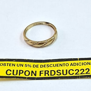 ANILLO ORO 10 K 1.7 GRMS (SEMINUEVO)