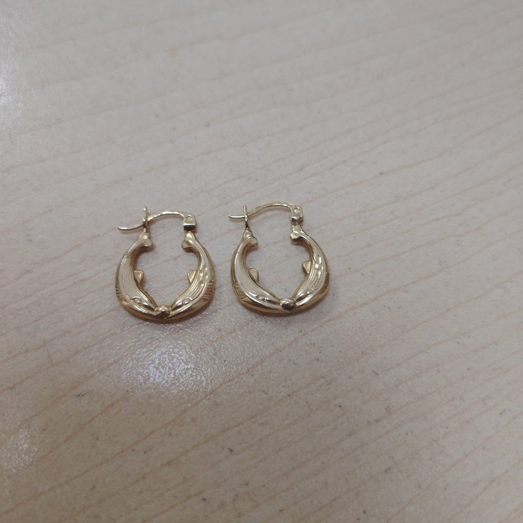ARRACADAS PAR ORO 10 K 1.2 GRMS (SEMINUEVO)