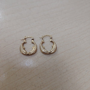 ARRACADAS PAR ORO 10 K 1.2 GRMS (SEMINUEVO)