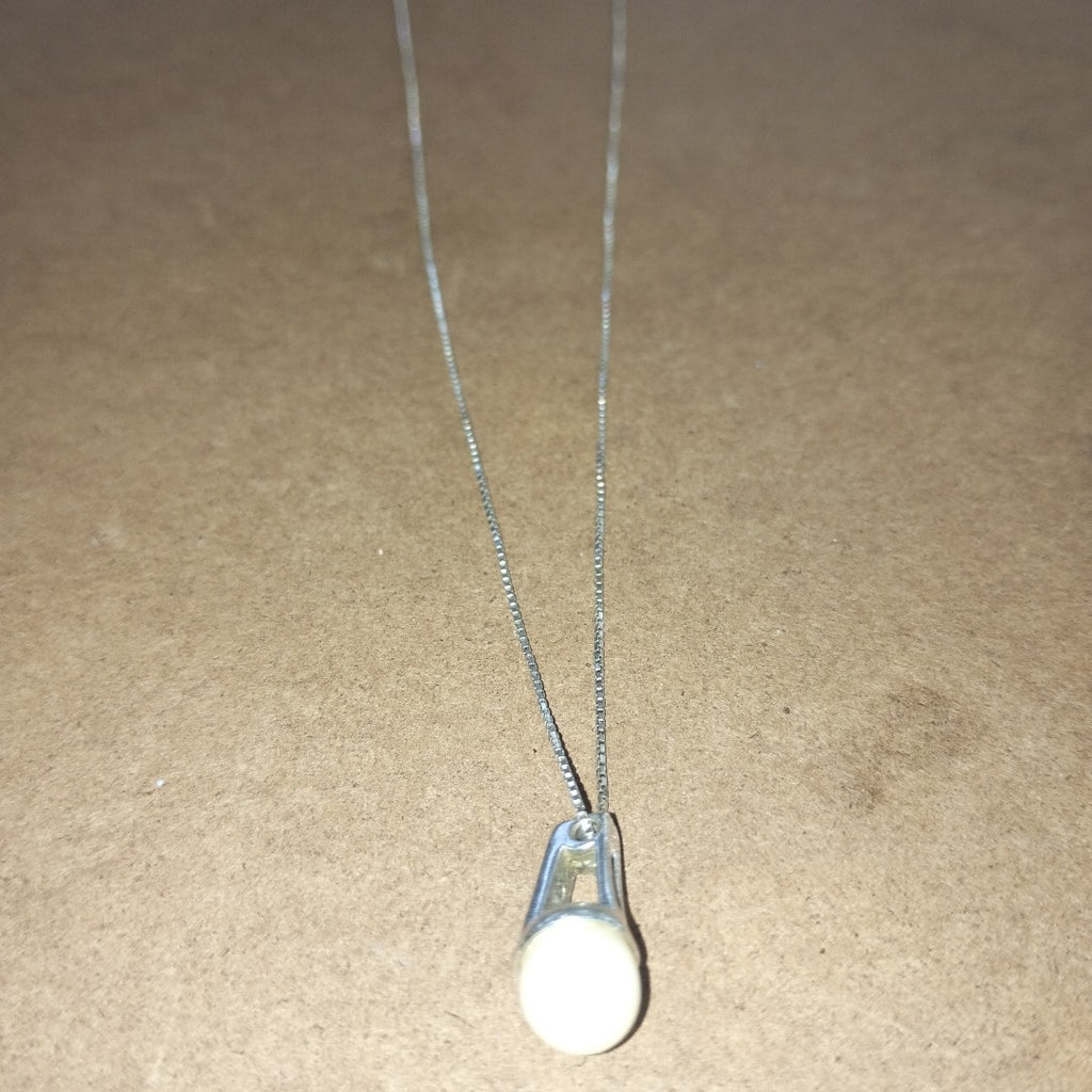 GARGANTILLA ORO BLANCO 10 K 3.4 GRMS (SEMINUEVO)