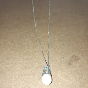 GARGANTILLA ORO BLANCO 10 K 3.4 GRMS (SEMINUEVO)