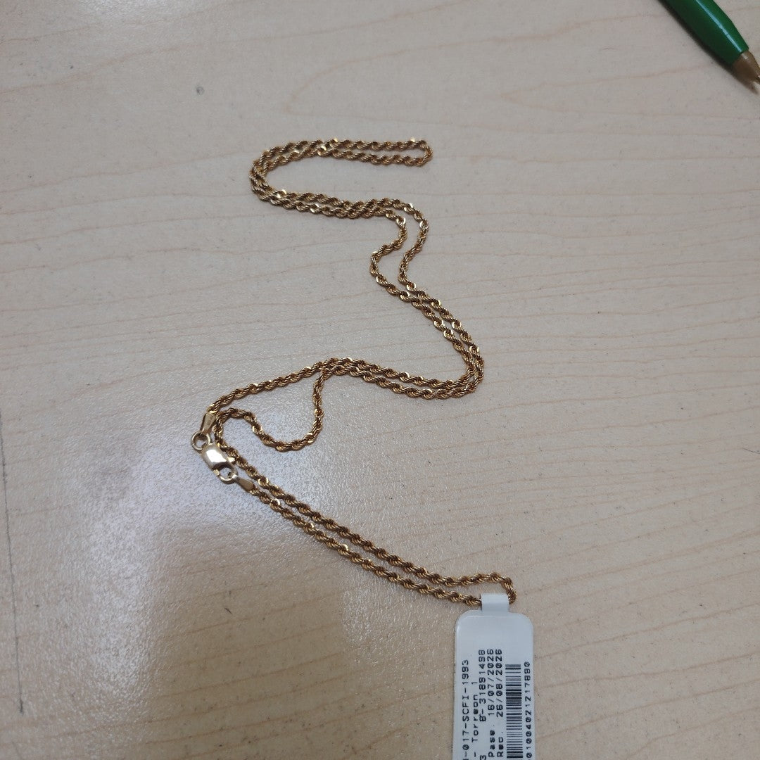 CADENA ORO 14 K 3,20 GRMS (SEMINUEVO)