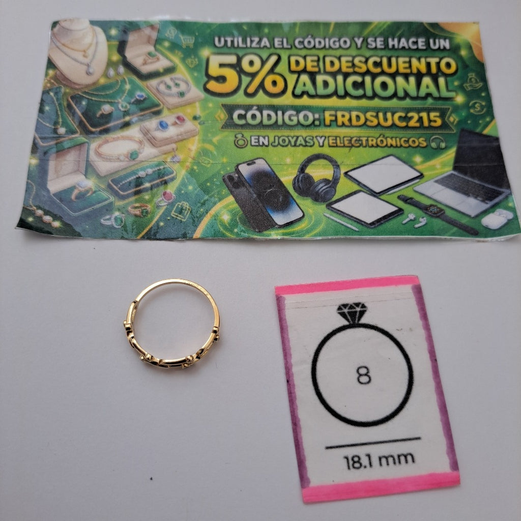 ANILLOS DAMA ORO 14K 1.8 (NUEVO)