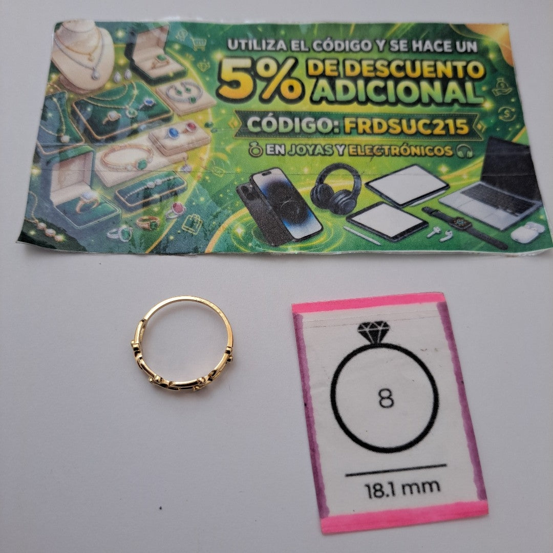 ANILLOS DAMA ORO 14K 1.8 (NUEVO)