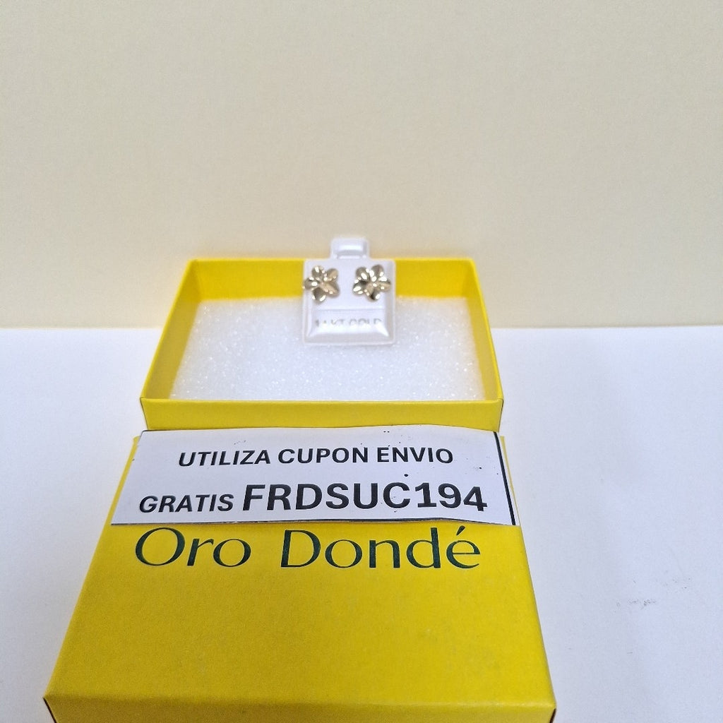 BROQUELES ORO 14K 1.6 (NUEVO)