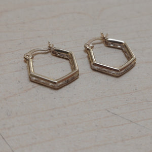 ARRACADAS PAR ORO 10 K 1.6 GRMS (SEMINUEVO)