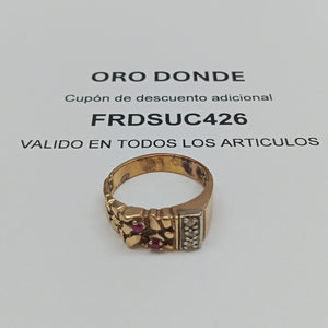 ANILLO ORO 10 K 6.3 GRMS (SEMINUEVO)