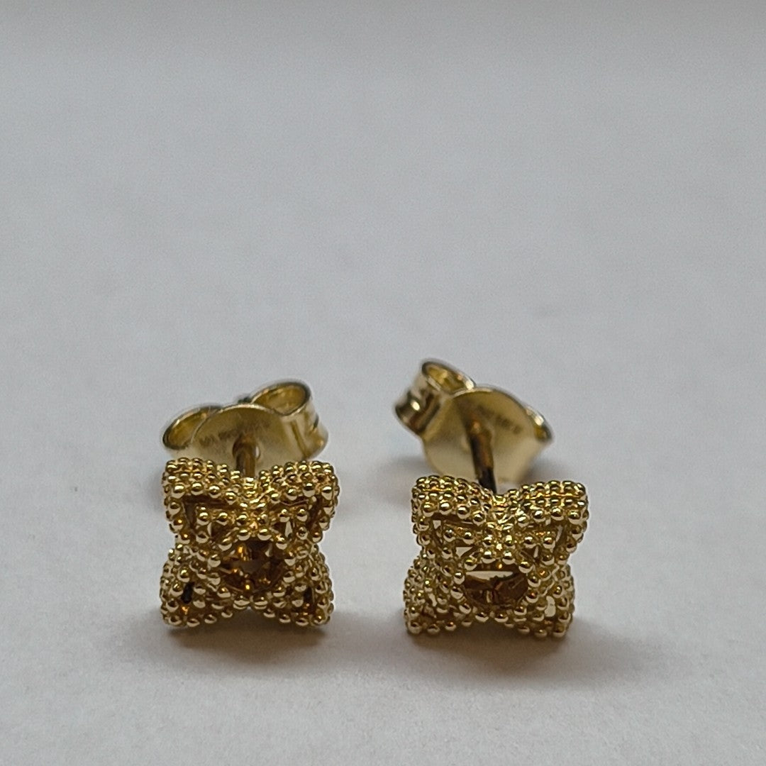 BROQUELES ORO 14K 1.6 (NUEVO)