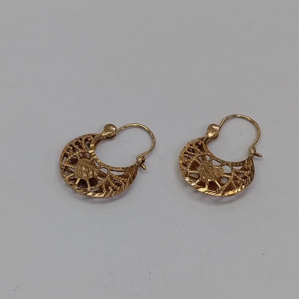 ARETES PAR ORO 10 K 1.3 GRMS (SEMINUEVO)