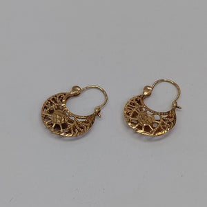 ARETES PAR ORO 10 K 1.3 GRMS (SEMINUEVO)