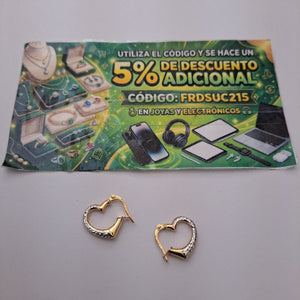 ARRACADAS ORO 10K 1.2 (NUEVO)