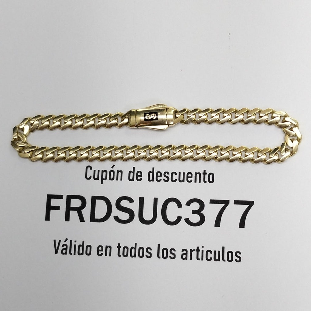 PULSERA MONACO ORO 14K 5.3 (NUEVO)