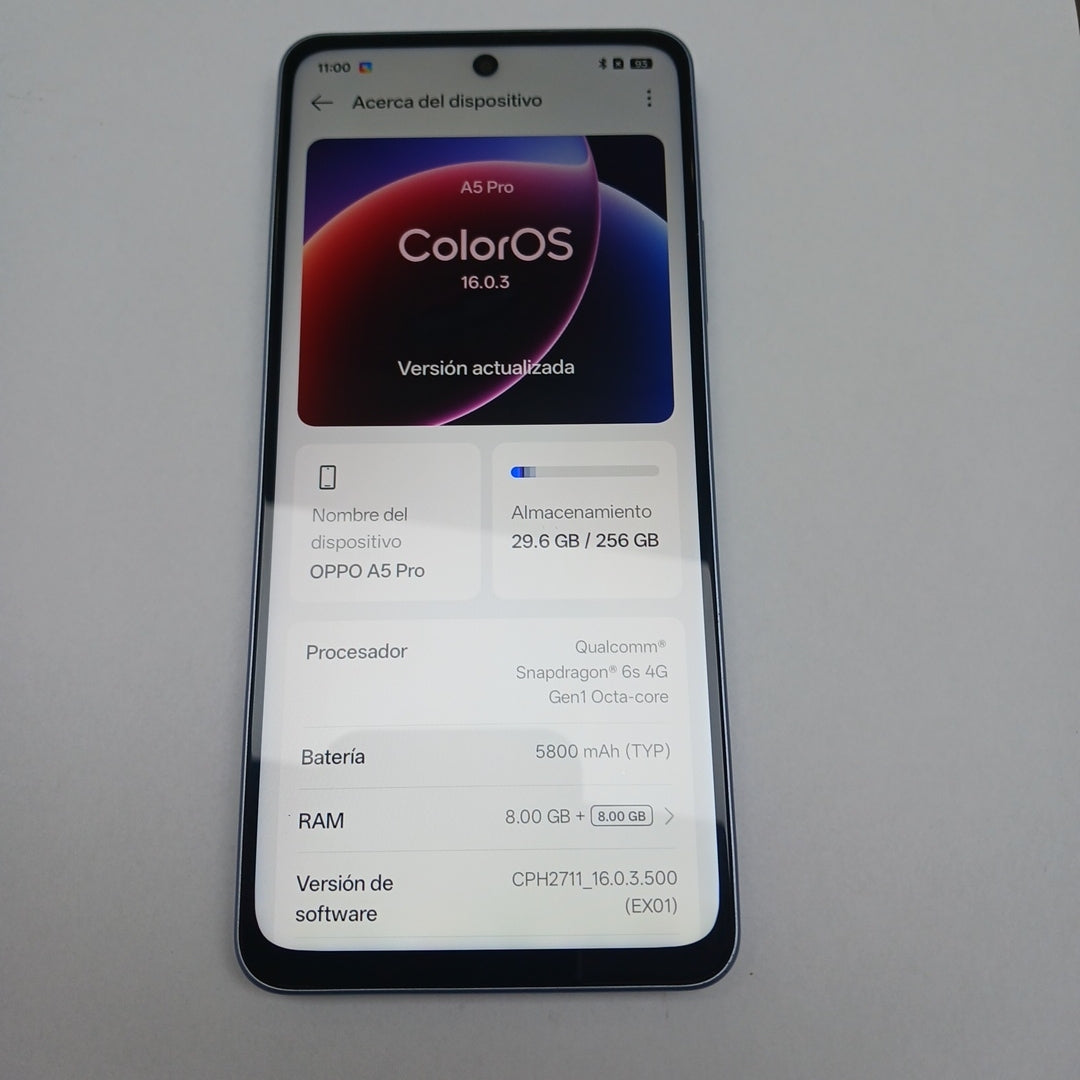 CELULAR OPPO A5 PRO CPH2711 (2025) 256 GB 8 GB RAM (SEMINUEVO)