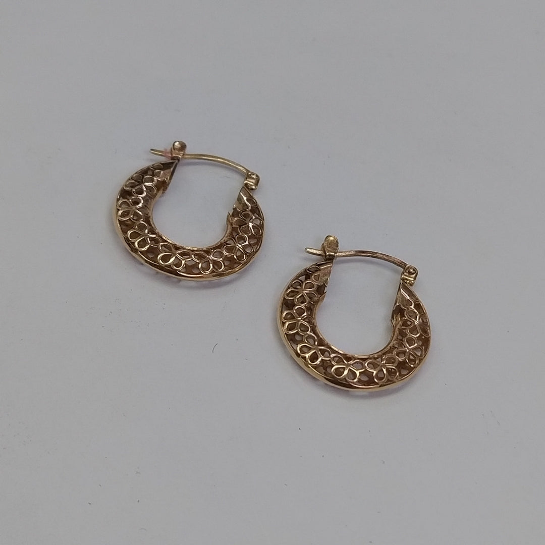 ARRACADAS PAR ORO 10 K 2,30 GRMS (SEMINUEVO)