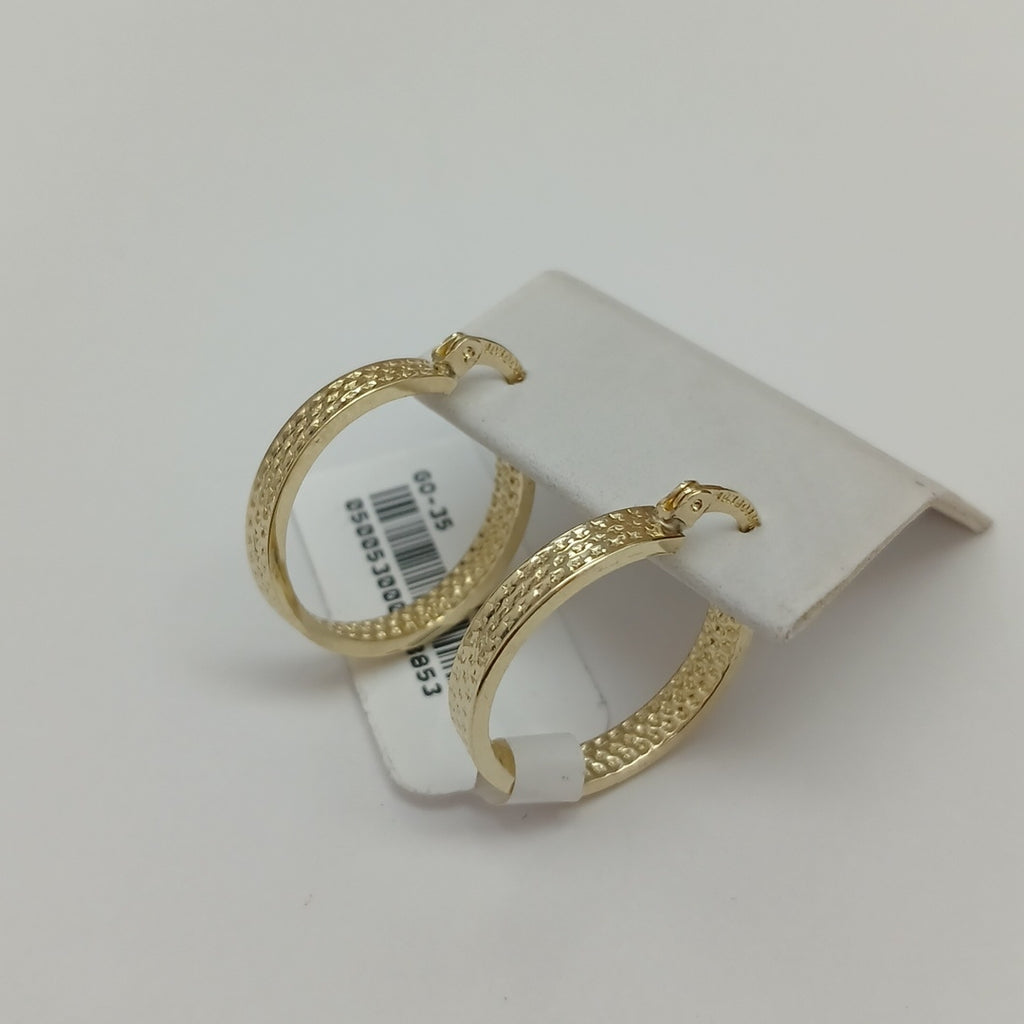 ARETES ARRACADA LABRADA 10K 2 GR (NUEVO)