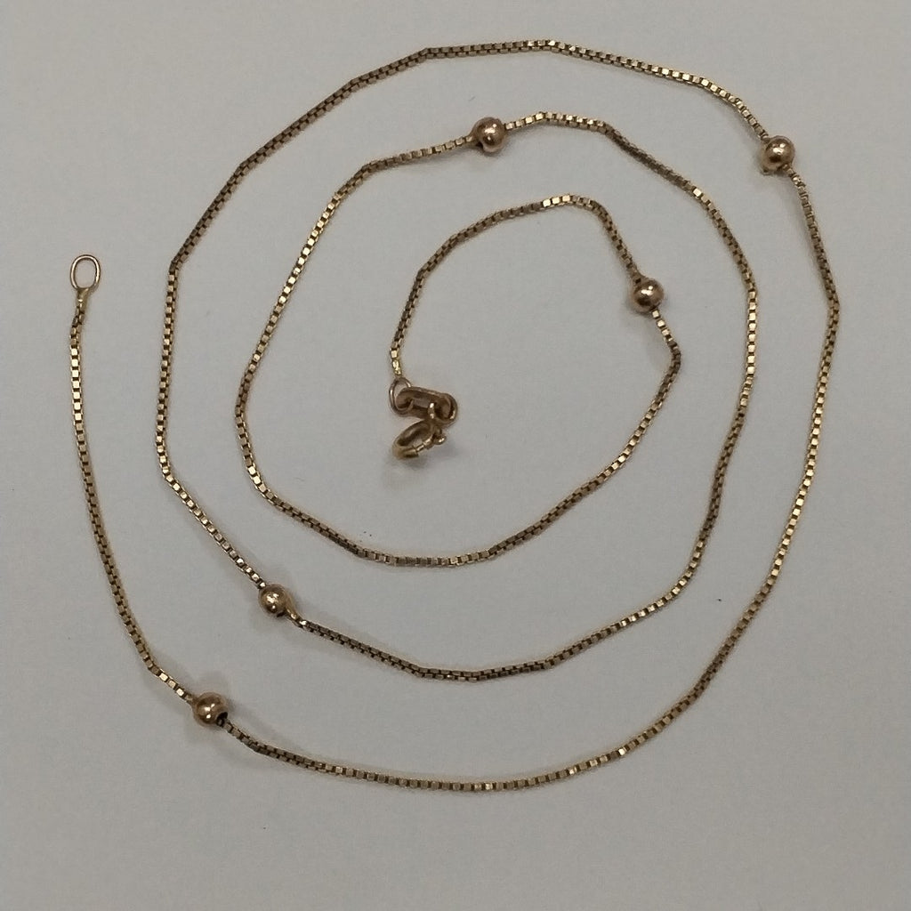 GARGANTILLA ORO 14 K 2.9 GRMS (SEMINUEVO)