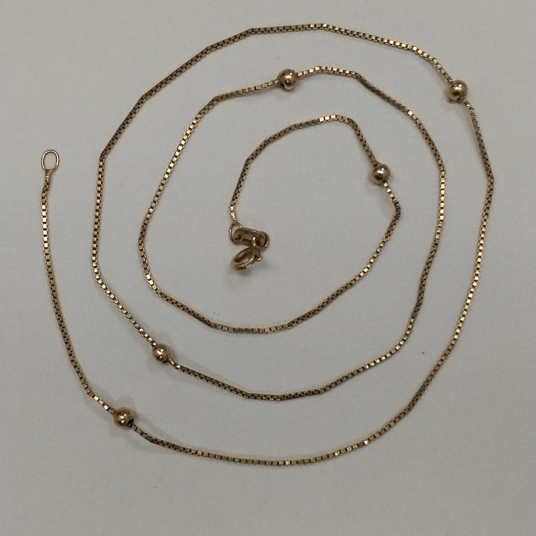 GARGANTILLA ORO 14 K 2.9 GRMS (SEMINUEVO)