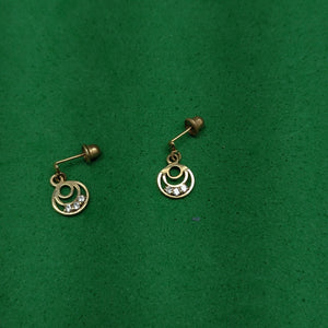 BROQUELES PAR ORO 14 K 0.6 GRMS (SEMINUEVO)