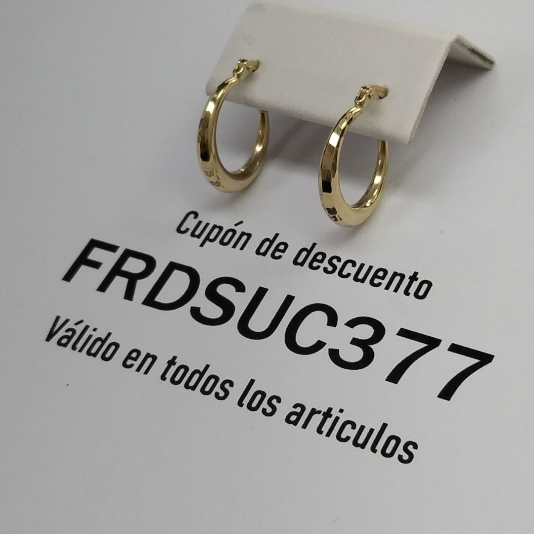 ARRACADAS ORO 14K 1.4 (NUEVO)