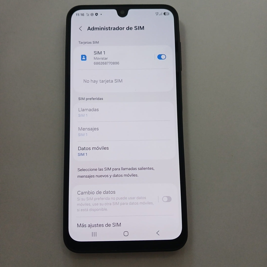 CELULAR SAMSUNG GALAXY A16 SM-A165M (2024) 128 GB 4 GB RAM (SEMINUEVO)