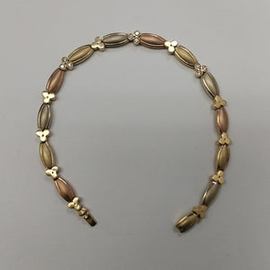 PULSERA ORO, ORO COMBINADO 14 K 11.3 GRMS (SEMINUEVO)