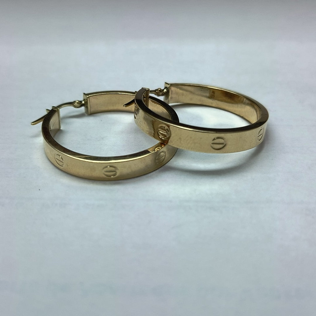 ARRACADAS MONACO ORO 14K 3.7 (NUEVO)