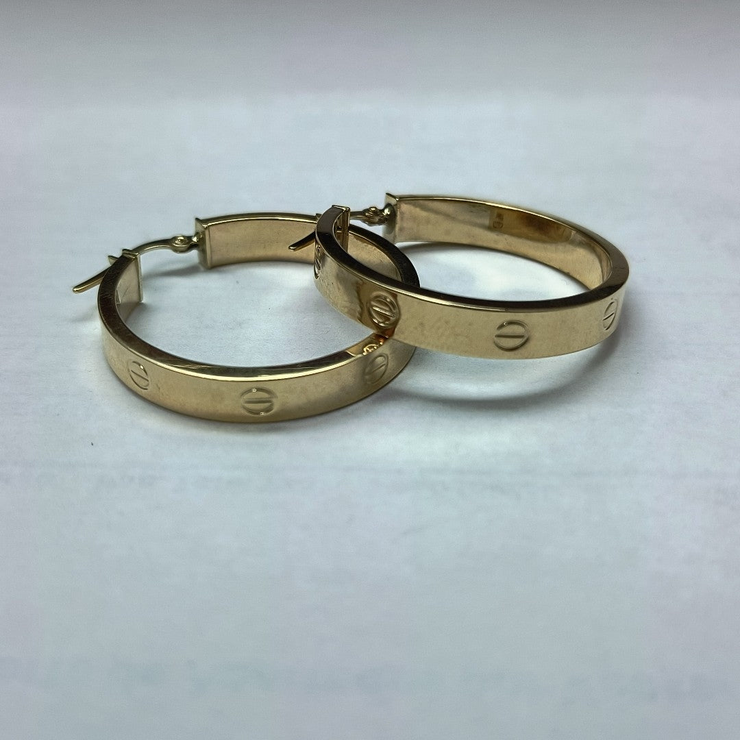 ARRACADAS MONACO ORO 14K 3.7 (NUEVO)