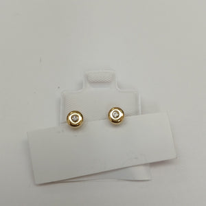 BROQUELES BROQUEL C CIRCONIA 14K 0.27 GR (NUEVO)
