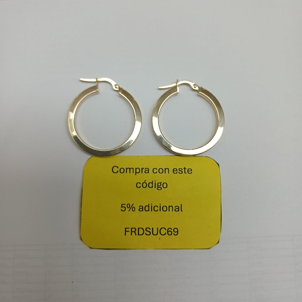 ARRACADAS ORO 14K 2.2 (NUEVO)