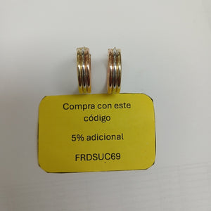 ARRACADAS ORO 14K 2.4 (NUEVO)