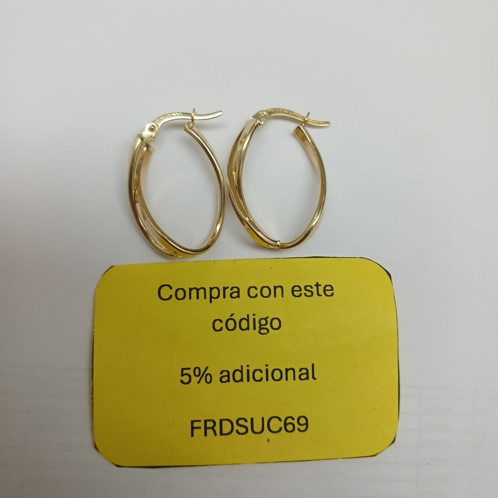 ARRACADAS ORO 14K 1.7 (NUEVO)