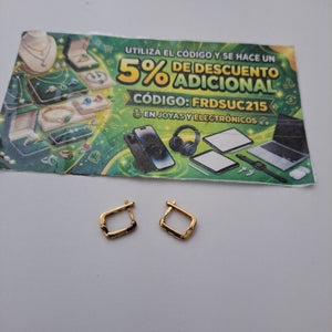 ARRACADAS PAR ORO 10 K 1,50 GRMS (SEMINUEVO)