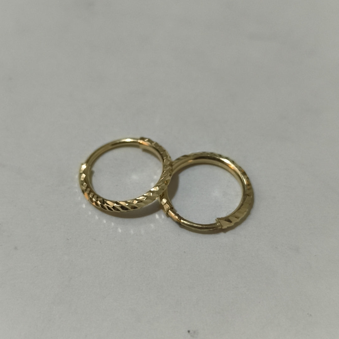 ARRACADAS PAR ORO 14 K 0.6 GRMS (SEMINUEVO)