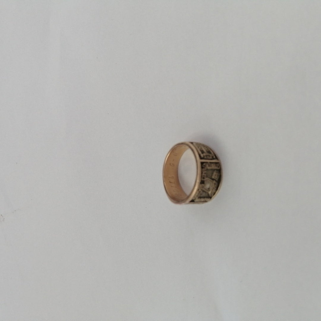 ANILLO DE GRADUACIÓN ORO 8 K 8.2 GRMS (SEMINUEVO)
