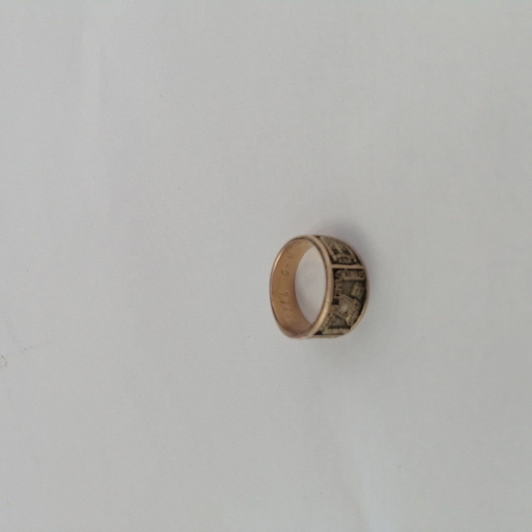 ANILLO DE GRADUACIÓN ORO 8 K 8.2 GRMS (SEMINUEVO)