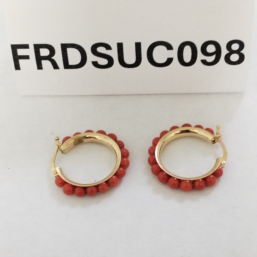 ARRACADAS PAR ORO 14 K 2.8 GRMS (SEMINUEVO)