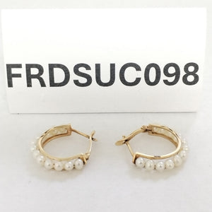 ARRACADAS PAR ORO 14 K 3.6 GRMS (SEMINUEVO)