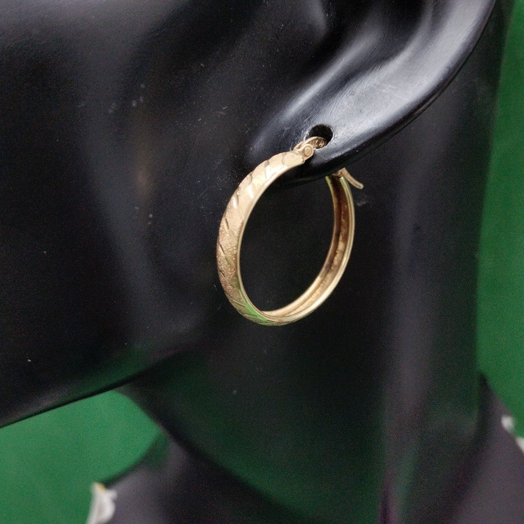 ARRACADAS PAR ORO 14 K 3,20 GRMS (SEMINUEVO)