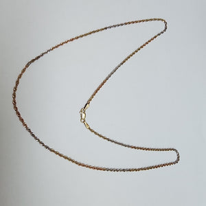 CADENA ORO COMBINADO 10 K 1,70 GRMS (SEMINUEVO)