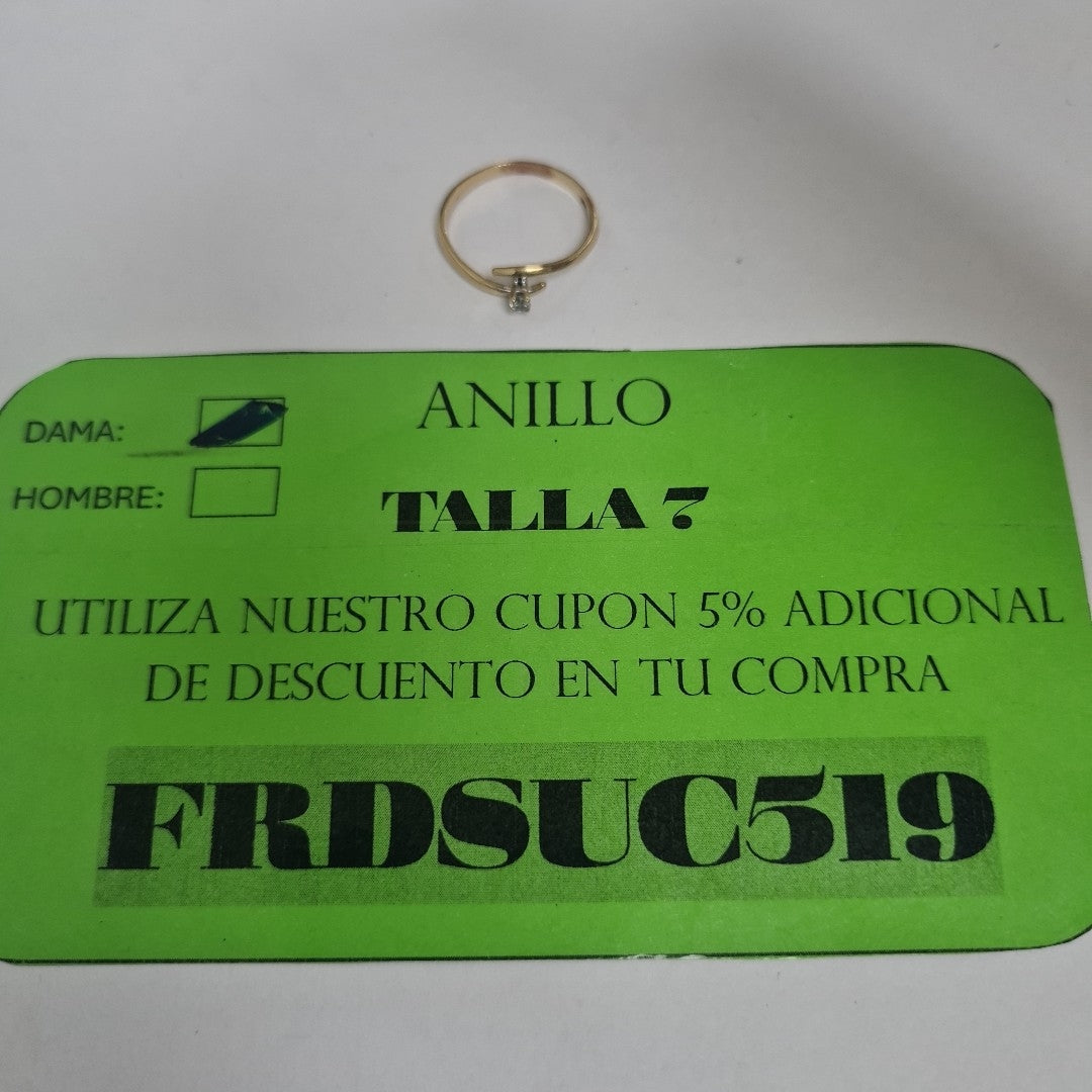 ANILLITO ORO 14 K 1,50 GRMS (SEMINUEVO)